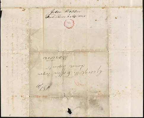 John Webber to George Coffin, 8 April 1845