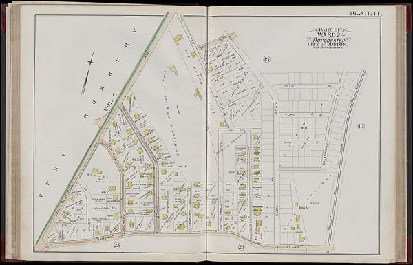 Atlas of the city of Boston, volume five, Dorchester Mass.