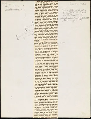 Bartolomeo Vanzetti printed letter to [Elizabeth Glendower Evans], [Charlestown, Winter 1923]