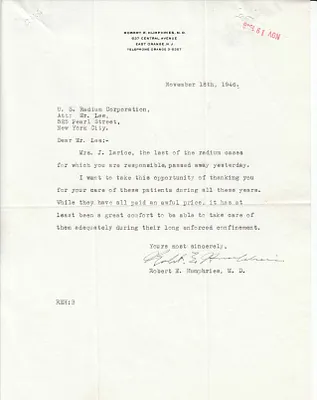 Letters Received to Mr. Lee [C.B. Lee], November 18, 1946