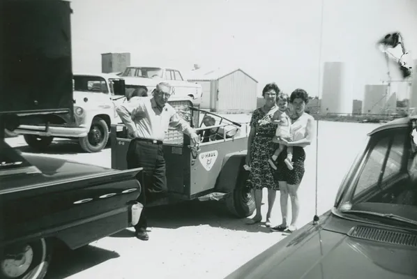 Wayland and Dolores Blake with Shelly, 1962, Mount Pleasant, United States