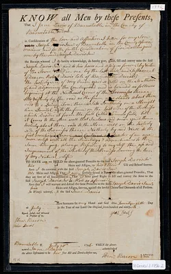 Deed of property in Barnstable sold to Joseph Davis Jr. of Barnstable by Jane Davis of Barnstable