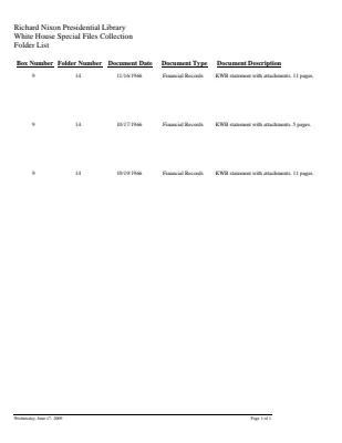 WHSF: Returned, 9-14