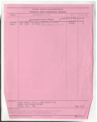 Report, OSI - 10-50, Central Intelligence Agency, Soviet Guidance and Control Development Particularly as Applied to Guided Missiles