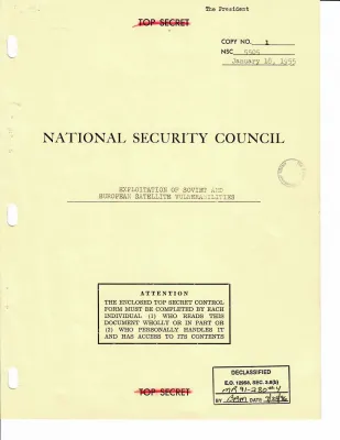 Report on Exploitation of Soviet and European Satellite Vulnerabilities