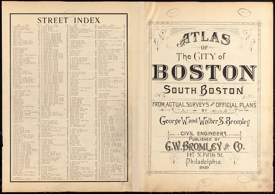 Atlas of the city of Boston : South Boston