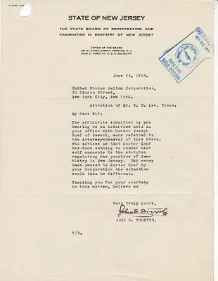 Letters Received to C.B. Lee, June 23, 1926