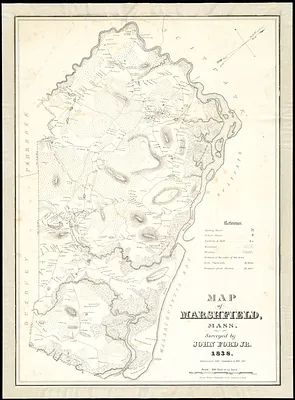 Map of Marshfield, Mass