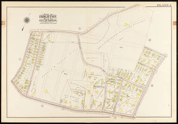 Atlas of the city of Boston, ward 25, Brighton