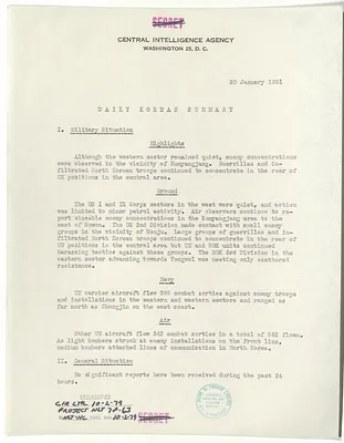 Memorandum, Daily Korean Summary