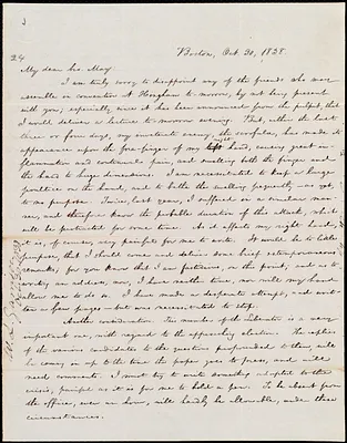 Letter from William Lloyd Garrison, Boston, [Mass.], to Samuel Joseph May, Oct. 30, 1838