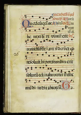 Leaf from Antiphonary