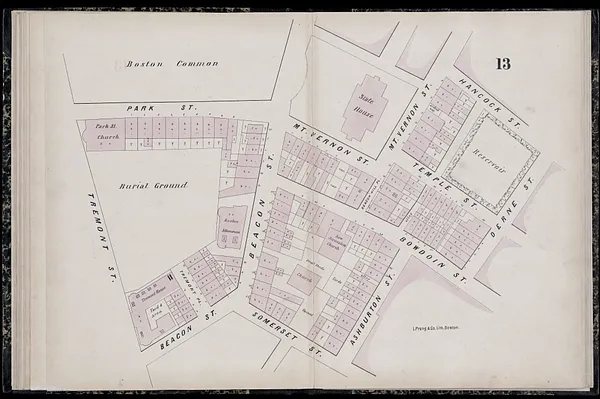 Plan of the city of Boston