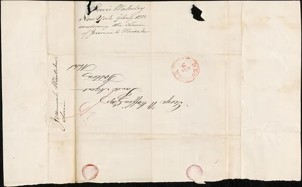 Lewis Wakeley to George Coffin, 9 August 1833