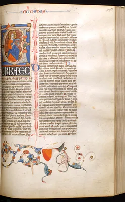 Leaf from Bentivoglio Bible