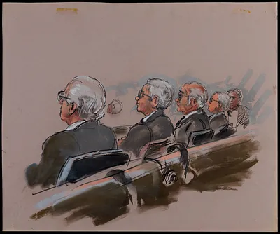 Courtroom scene