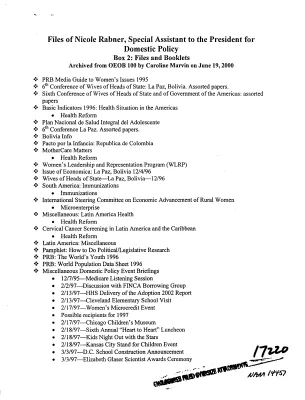 Population Reference Bureau Media Guide to Women's Issues 1995 [Book]