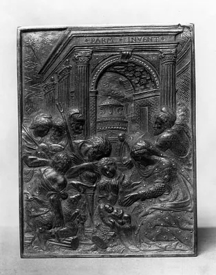 Plaque with the Adoration of the Shepherds