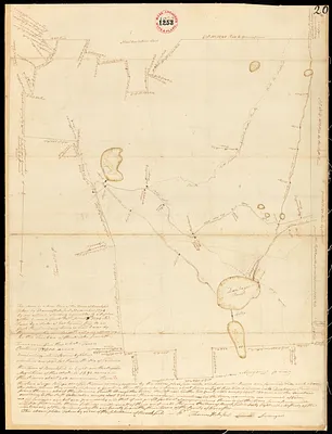 Plan of Brookfield surveyed by Thomas Hale Jr., dated November, 1794.