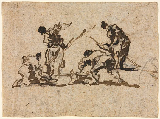 Farmers and Fisherman Working