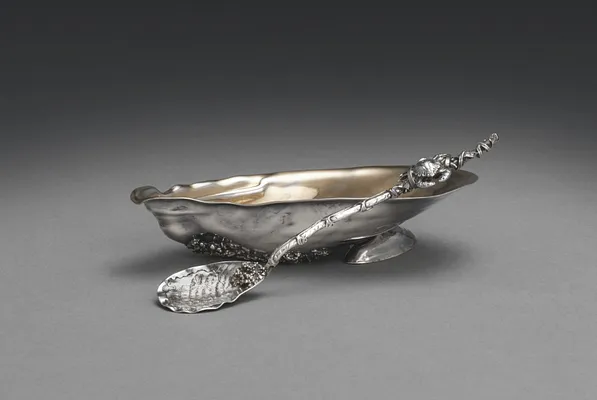 Narragansett Salt Cellar and Spoon