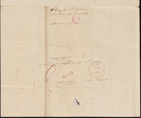 Clough R. Miles to George Coffin, 19 May 1837