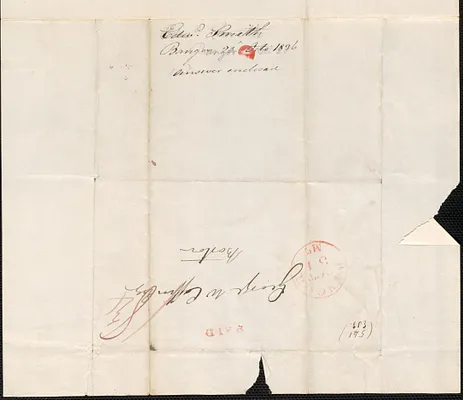 Edward Smith to George Coffin, 28 October 1836