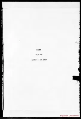 Volume 624, April 9 – April 12, 1943