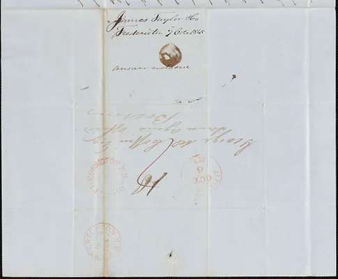 James Taylor to George Coffin, 7 October 1845
