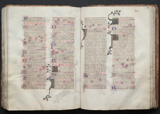 The Gotha Missal:  Fol. 110v, Text