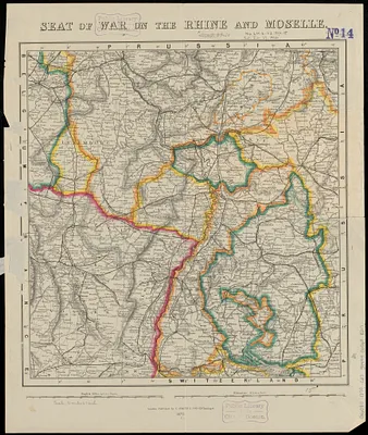 Seat of war on the Rhine and Moselle