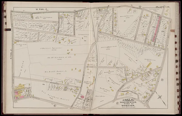 Atlas of the city of Boston : Dorchester : volume three : from actual surveys and official records