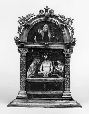 Pax with Christ as the Man of Sorrows