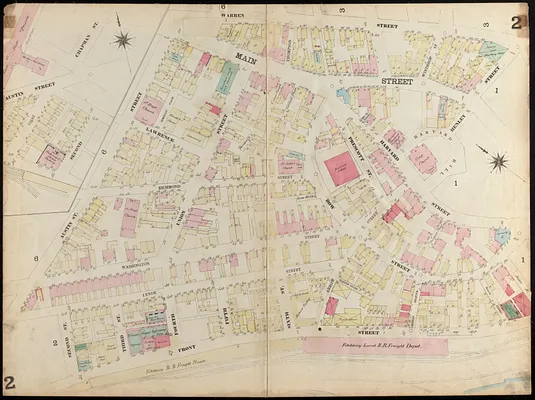 Insurance map of Charlestown : portions of Roxbury (now annexed to Boston) and Cambridge : 1868 : corrected Nov. 1871