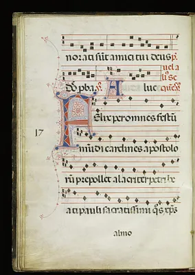 Leaf from Antiphonary