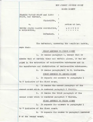 Copies of Court Documents, June , 1930