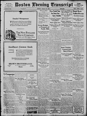Boston Evening Transcript