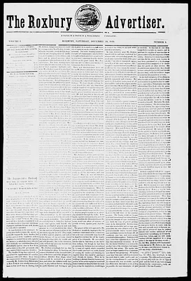 The Roxbury Advertiser
