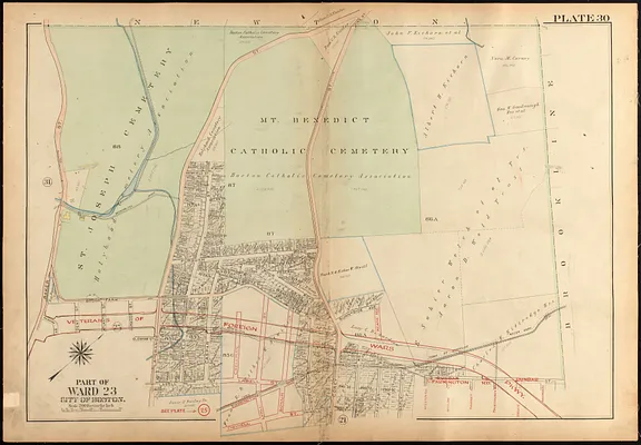 Atlas of the city of Boston, West Roxbury