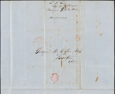 E. S. Coe to George Coffin, 7 July 1846