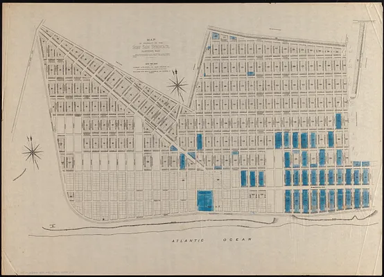 Map of property of the Surf Side Syndicate, Nantucket, Mass.