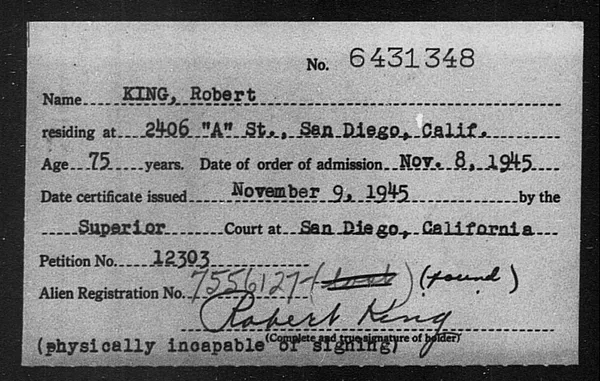 King, Robert - 1945