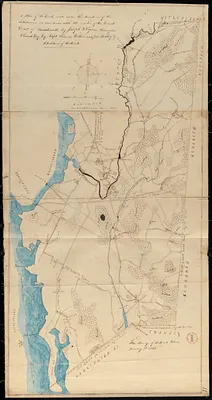 Plan of Seekonk made by Joseph W. Capron, dated January 1831