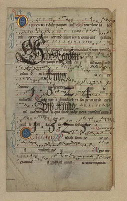 Leaf from a Sacramentary