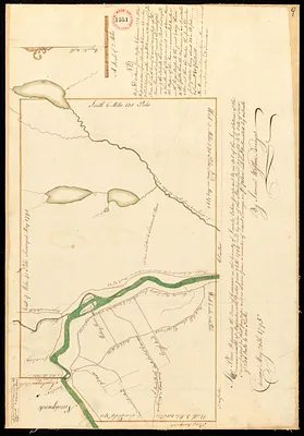 Plan of Canaan surveyed by Samuel Weston, dated May 20, 1795.
