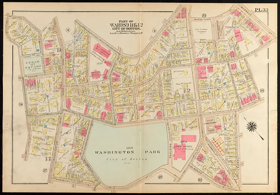 Atlas of the city of Boston, Roxbury