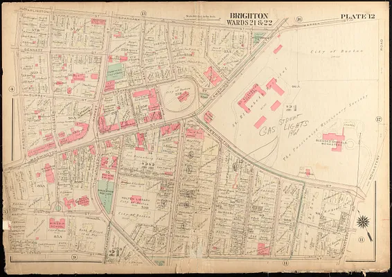 Atlas of the city of Boston, Brighton