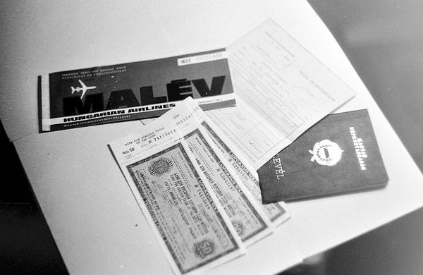 Hungarian Travel Documents from 1975