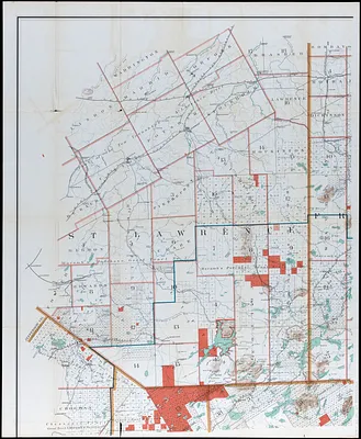 Map of the Adirondack Forest and adjoining territory