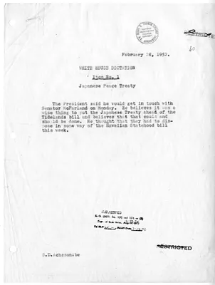 Memorandum of Conversation with Secretary of State Dean Acheson and President Harry S. Truman